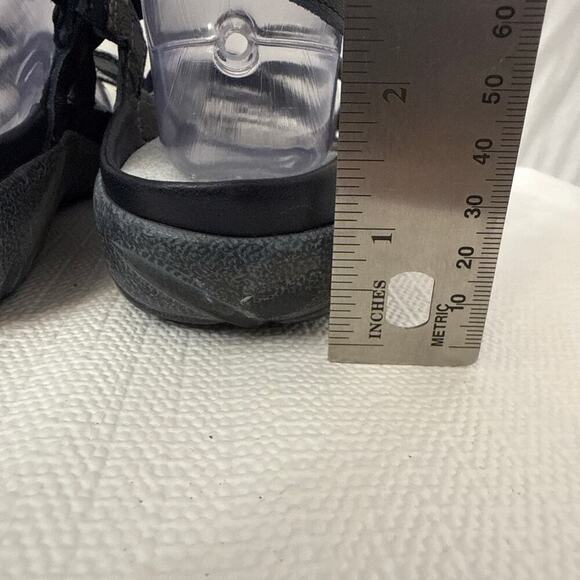 Naot Toi Sandals Womens Size 10 Navy Blue Strappy Silver Metallic - Picture 4 of 10